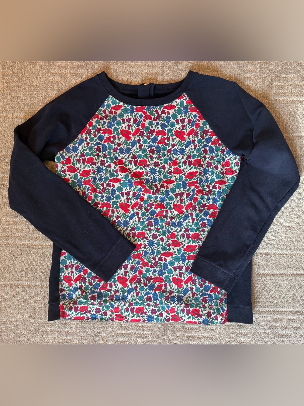 EUC Jacadi Paris Girls Liberty sweatshirt size 12 (mademoiselle‎ Jacadi Small)
